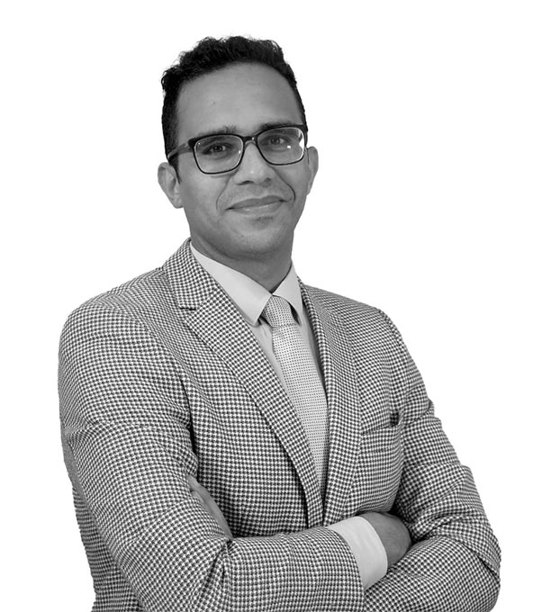 Dr. Mohamed Elhaw - B&W