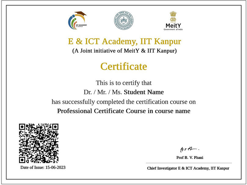 ict program certificate