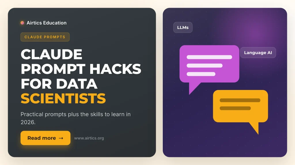 Claude prompt hacks for data scientists - Airtics Education