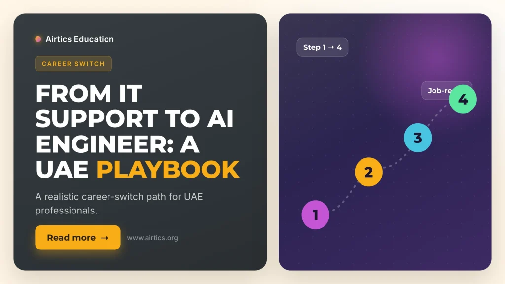 From IT Support to AI Engineer: A UAE Career-Switch Playbook - Airtics Education