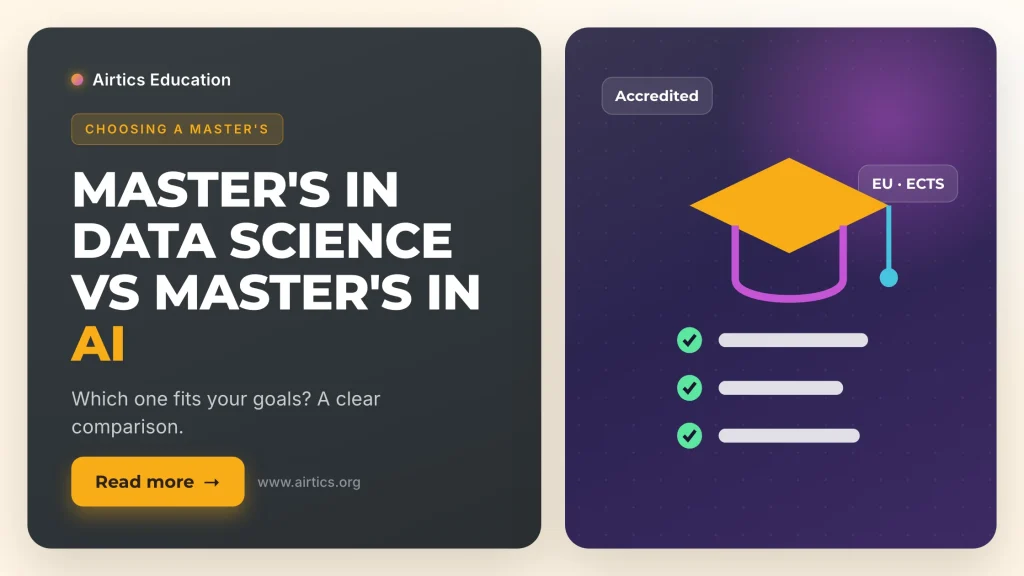 Master's in Data Science vs Master's in AI: Which Should You Choose? - Airtics Education