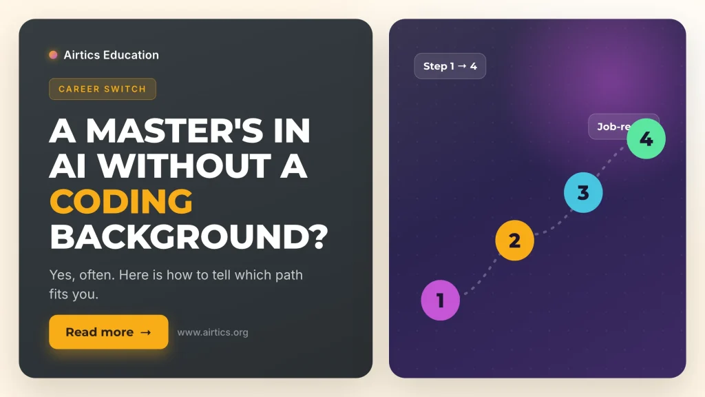 Can You Do a Master's in AI Without a Coding Background? - Airtics Education