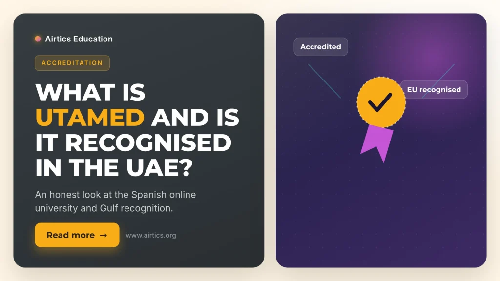 UTAMED explained: is the Spanish online university recognised in the UAE