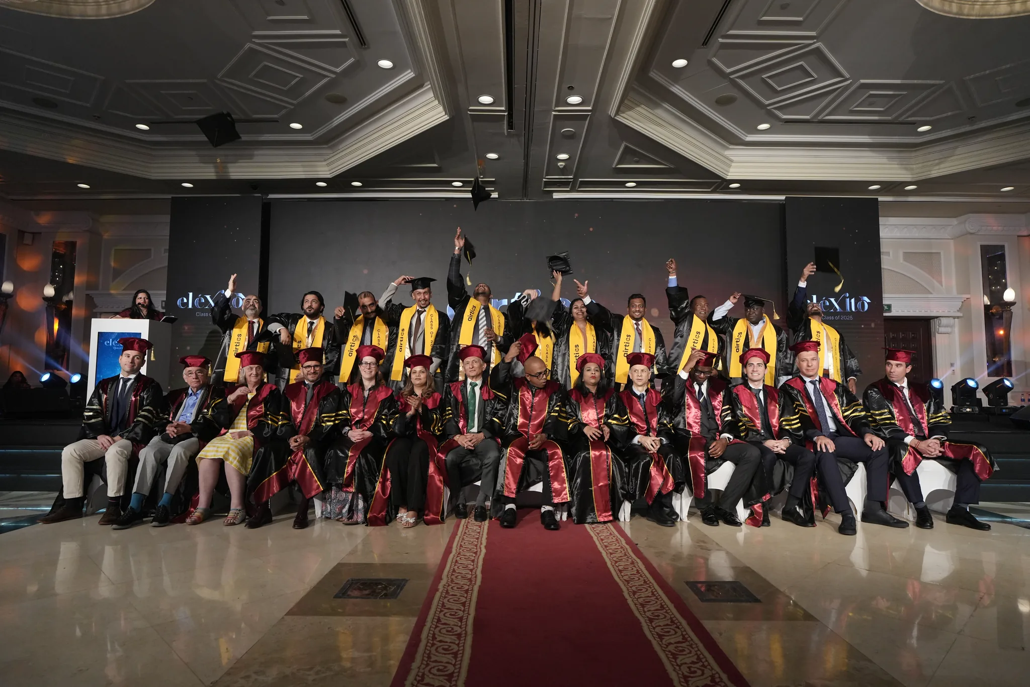 Airtics Graduation 2026: full graduating cohort assembled for the class photo