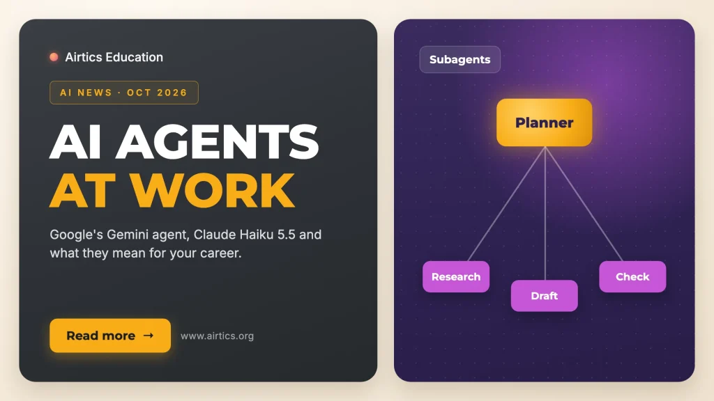 AI Agents at Work - Airtics Education