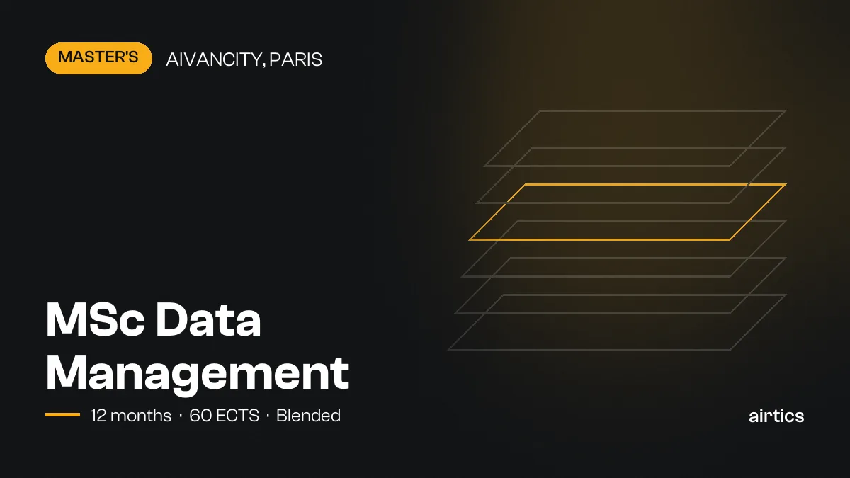 MSc Data Management: online master’s awarded by aivancity, Paris